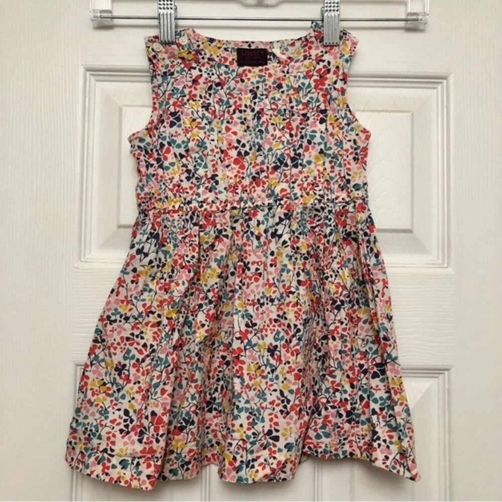 J Crew Baby Liberty Arts Fabrics Floral Printed Cotton Sundress 18-24 months